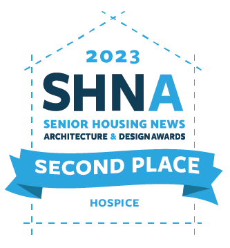 Senior House News Architecture and Design Awards Second Place badge